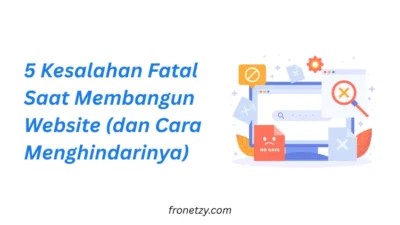 5 Kesalahan Fatal Saat Membangun Website (dan Cara Menghindarinya)